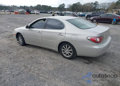 2003 Lexus Es 300 z USA, uszkodzony, nr VIN JTHBF30GX36020679